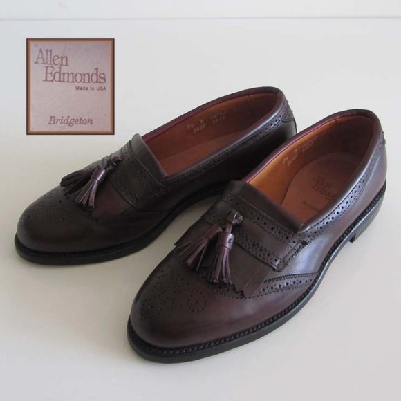 ALLEN EDMONDS Bridgeton kiltie tassel loafers 7.5